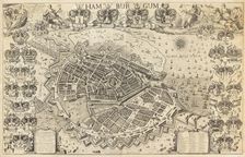 Map of Hamburg, 1644. Creator: Pietersen (Petersen), Arent (Arnoldus) (active 1644-1647)