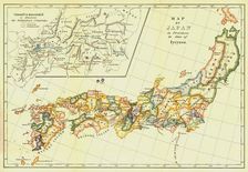 Map of Japan in Provinces in time of Iyeyasu 1903. Creator: Unknown