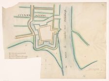 Map of Kuinre Fortification, c.1650-c.1799. Creator: Anon