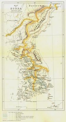 Map of Korea 1903. Creator: Unknown