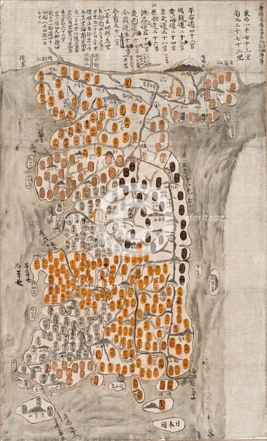 Map of Korea (image 1 of 2), Copy after a map dated 1628. Creator: Unknown.