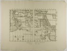 Map of Libya, the Middle East and North Africa, 1478, reprinted 1889. Creator: Unknown