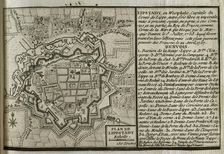 Map of Lippstadt (Germany), 1757-1758 (1765). Creator: Jean de Beaurain