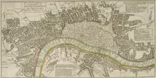Map of London, 1753. Artist: Anon