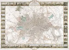 Map of London, 1851. Artist: H Lacey