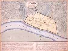 Map of London, c1000. Artist: Anon