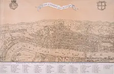 Map of London, c1560. Artist: Anon