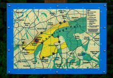 Map of Longridge Fell, Lancashire. Creator: Peter Thompson