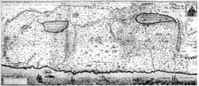 Map of Palestine, 17th century. Creator: Unknown