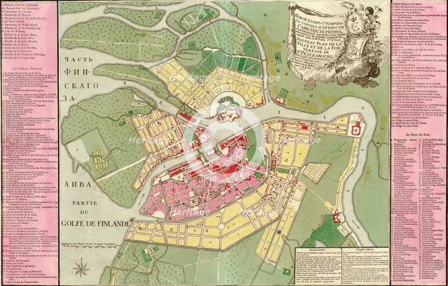 Map of Petersburg, 1776.