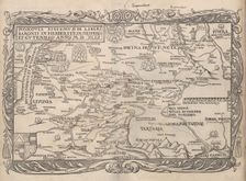 Map of Russia (From: Rerum Moscoviticarum commentarii..), 1556. Artist: Anonymous