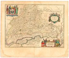 Map of Russia (From: Theatrum Orbis Terrarum...), 1645. Artist: Blaeu, Willem Janszoon (1571-1638)