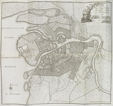 Map of Saint Petersburg, 1790. Creator: Khudyakov, Yefim Maximovich (1748-1822)