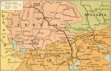 Map of Salonica Front 1919. Creator: George Philip & Son Ltd