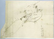 Map of Saldanha Bay, c.1784. Creators: Robert Jacob Gordon, Johannes Schumacher
