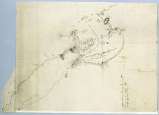 Map of Saldanha Bay, c.1784. Creators: Robert Jacob Gordon, Johannes Schumacher