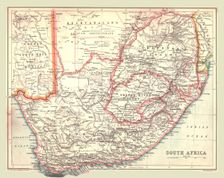Map of South Africa, 1902. Creator: Unknown