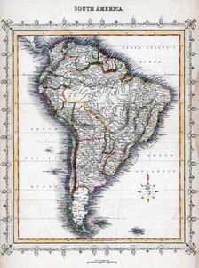 Map of South America