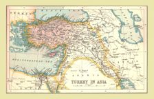 Map of Turkey in Asia, 1902. Creator: Unknown