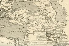Map of Two and a Half Years Campaign in Mesopotamia 1917. Creator: Unknown