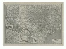 Map of Texas, USA, c1910s. Creator: Emery Walker Ltd