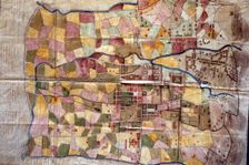 Map of the village of Gracia (Barcelona) in 1845