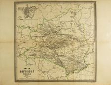 Map of the Vyatka Governorate, c. 1914. Artist: Anonymous