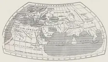 Map of the World, According to Ptolemy 1923. Creator: Agathodaemon of Alexandria