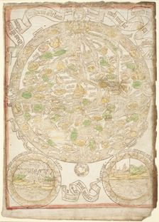 Map of the World, c. 1480. Creator: Unknown