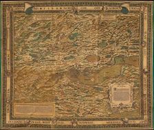 Map of the Zurich area, 1566. Creator: Murer, Jos (1530-1580)
