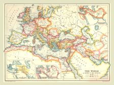 Map of the Ancient World, (1902). Creator: Unknown