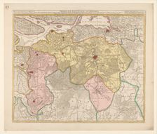 Map of the Baronie van Breda, c.1780. Creator: Nicolaes Visscher