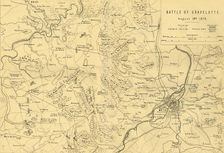 Map of the Battle of Gravelotte, 18 August 1870, (c1872). Creator: R. Walker