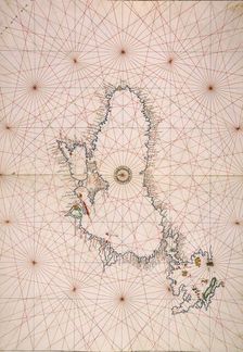 Map of the Black Sea coastline, 1536. Creator: Battista Agnese