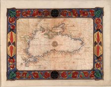 Map of the Black Sea, c. 1544. Creator: Agnese, Battista (c. 1500-1564)