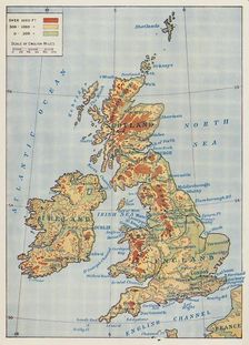 Map of the British Isles 1910