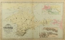 Map of the Crimea. Artist: Anonymous master