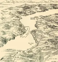 Map of the Dardanelles, First World War, 1915, (c1920). Creator: Unknown