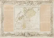 Map of the European Russia, 1766