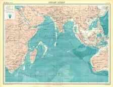 Map of the Indian Ocean