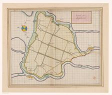Map of the Mastenbroek polder, 1650-1750. Creator: Anon