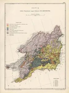 Map of the Nerchinsk Region from the Office of His Majesty, 1914. Creator: Resettlement Department of the Land Regulation and Agriculture Administration
