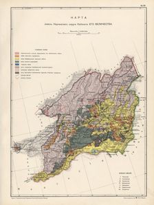 Map of the Nerchinsk Region from the Office of His Majesty, 1914. Creator: Resettlement Department of the Land Regulation and Agriculture Administration