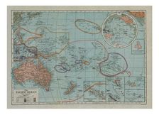 Map of the Pacific Ocean, c1910s. Creator: Emery Walker Ltd