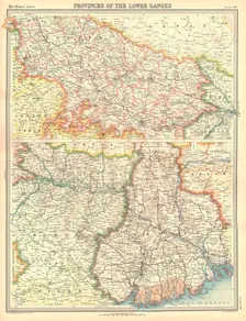 Map of the Provinces of the Lower Ganges