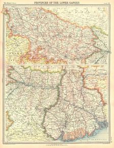 Map of the Provinces of the Lower Ganges