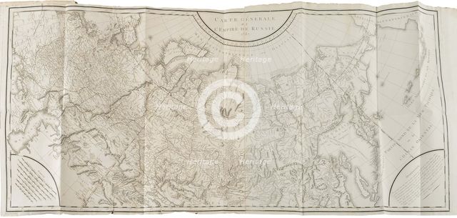 Map of the Russian Empire, 1787-1790.