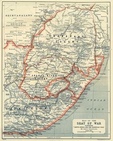Map of the Seat of War 1900. Creator: Unknown