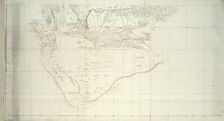Map of the Southern Part of South Africa, after 1786. Creators: Robert Jacob Gordon, Johannes Schumacher