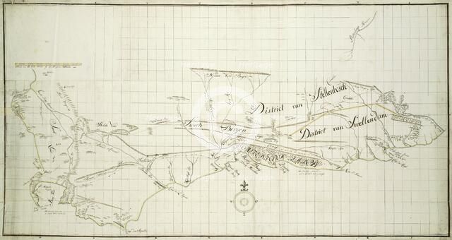 Map of the Southern part of the Cape from St Helena Bay to the Great Fish River, c.1777-1786. Creators: Robert Jacob Gordon, Johannes Schumacher.